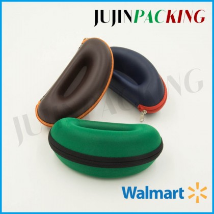 Inner grooved convenient carrying sunglass case